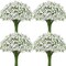 30 Pcs Babys Breath Artificial Flowers, Baby Breath Flowers Artificial Bulk, Real Touch White Fake Flowers, Faux Babies Breath Gypsophila for Wedding Home Decor Floral Arrangement